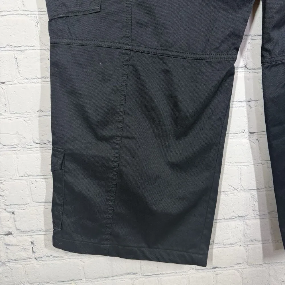 Nike Air Jordan Men's Cargo Pants Black Size 38 Cotton Utility Streetwear Skater